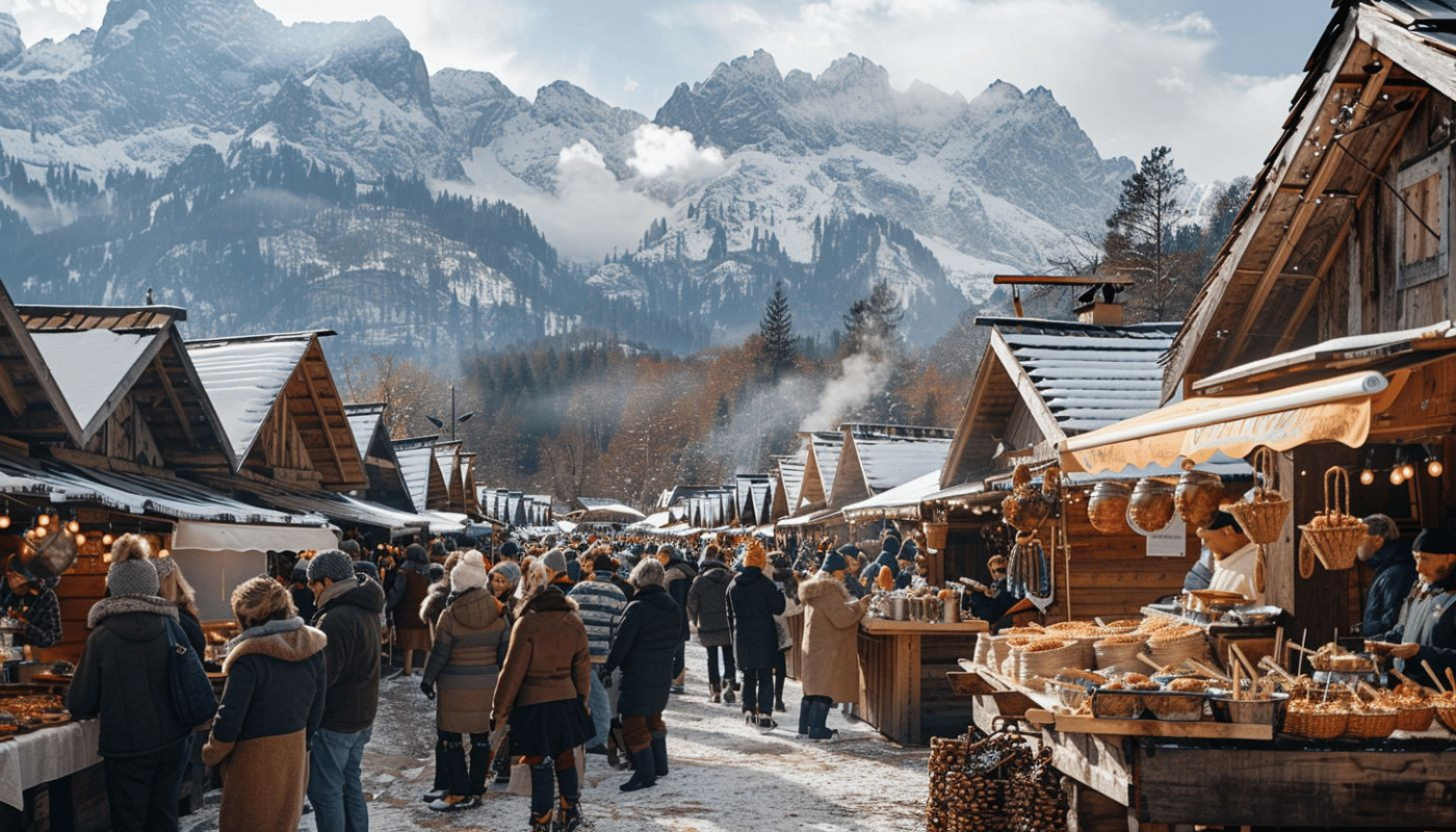 Exploration des traditions gastronomiques montagnardes lors d'un festival